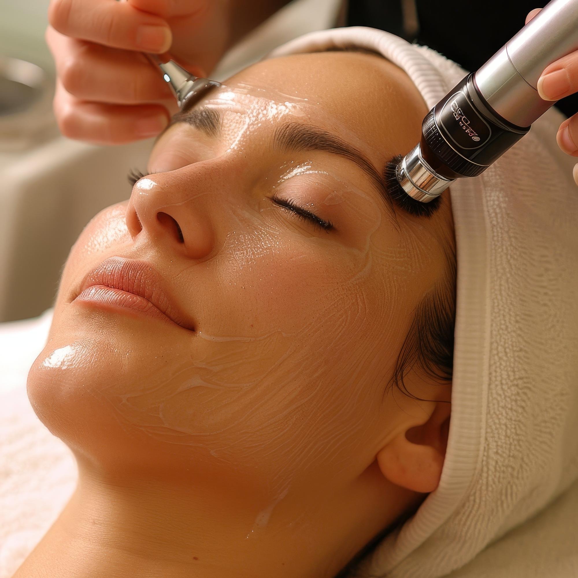 Oxygen facial